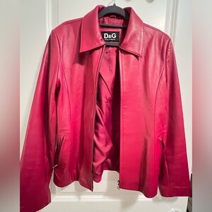 Vintage D&G leather jacket